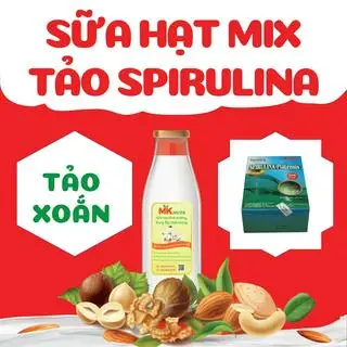 Hình ảnh SỮA HẠT MIX TẢO SPIRULINA (Chai 330ml)