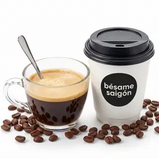 Hình ảnh Cà Phê Pha Máy 30% Arabica 70% Robusta bésame
