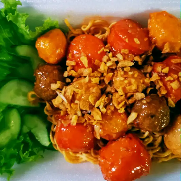 Mì Trộn Indomie Cá Viên Chiên Nước Mắm  - 47.000 ₫ tại Mì Trộn, Cá Viên Chiên & Trà Sữa - Tea Bo - Bàu Cát 2