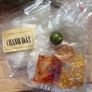 Hình ảnh Bánh tráng phơi sương sốt chanh dây