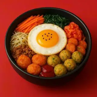 Hình ảnh Cơm Trộn Hàn Quốc Siêu Topping