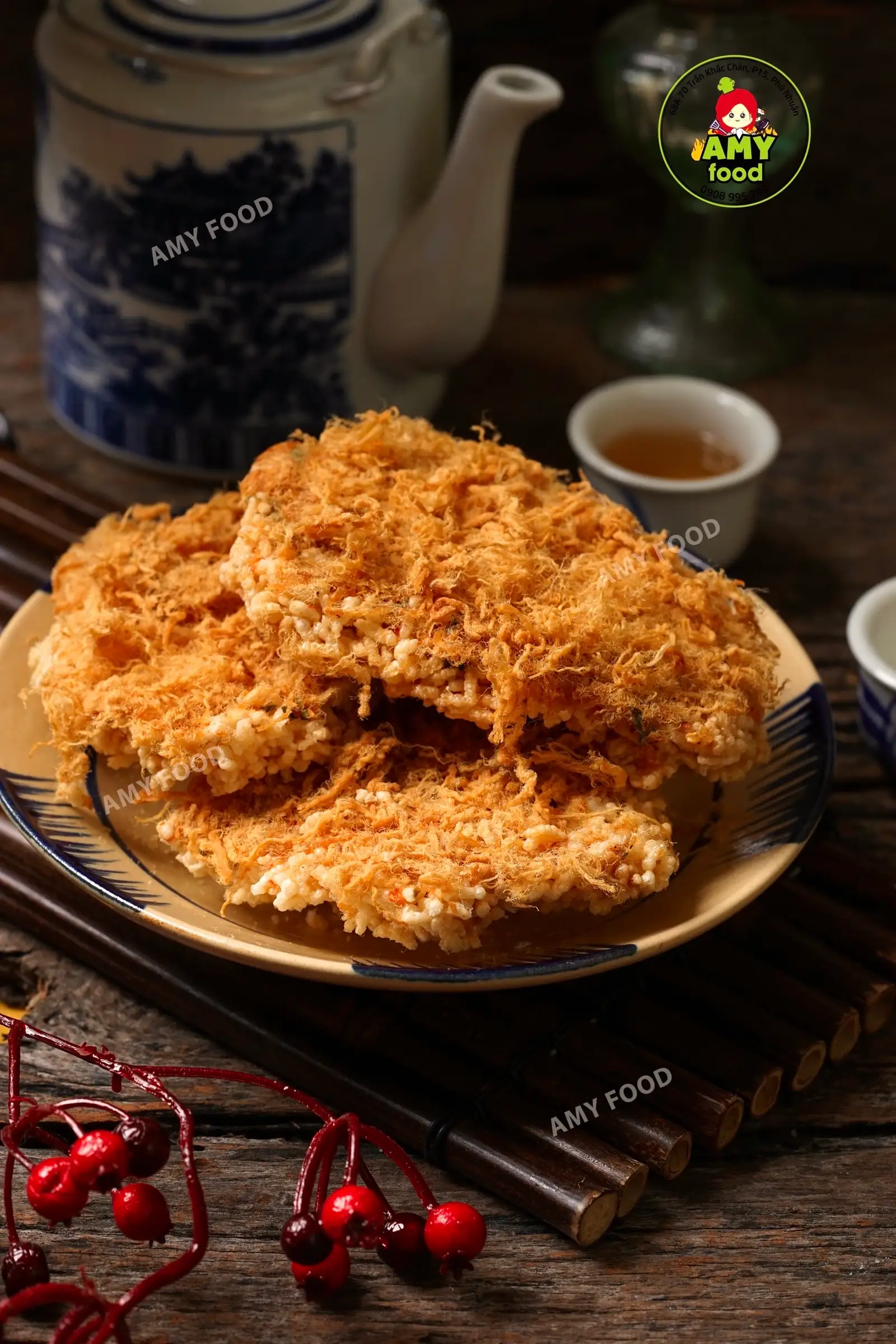 Cơm cháy chà bông truyền thống 250g - 85.000 ₫ tại  Amy Food - Bánh Mì & Cơm Cháy Chà Bông - Trần Khắc Chân