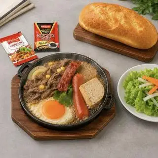 Hình ảnh Bò Né Truyền Thống + 3 Topping Tuỳ Chọn