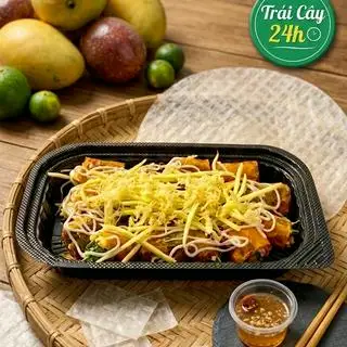 Bánh tráng cuốn đỏ - tặng kèm sốt me nhà làm - 35.000 ₫ tại Trái Cây 24h - Bánh Tráng & Ăn Vặt - Đường 33