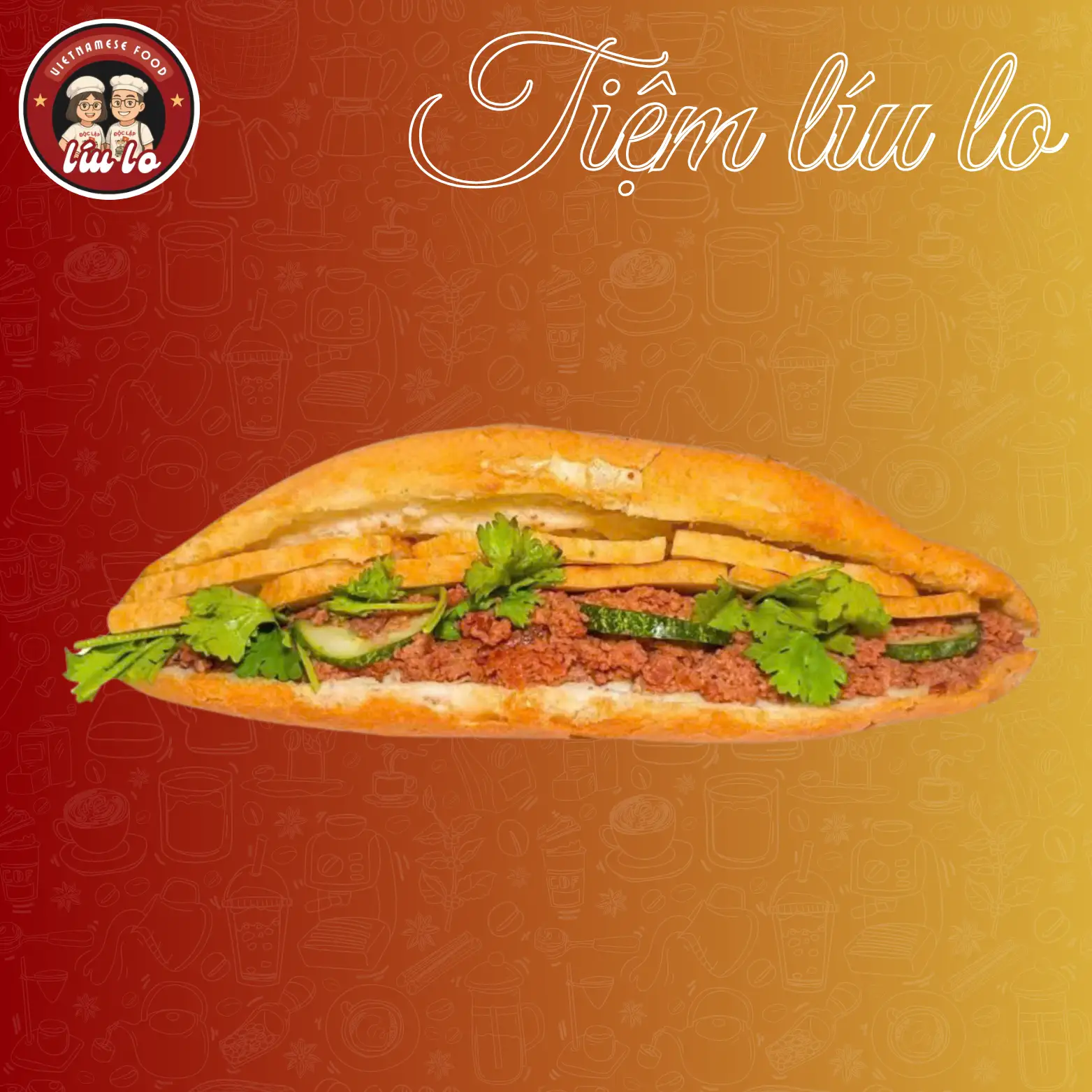 Hình ảnh Bánh mì pate chả