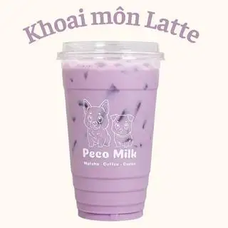 Khoai môn Latte - 32.000 ₫ tại Peco Milk - Matcha, Coffee & Cacao - Đường Số 17