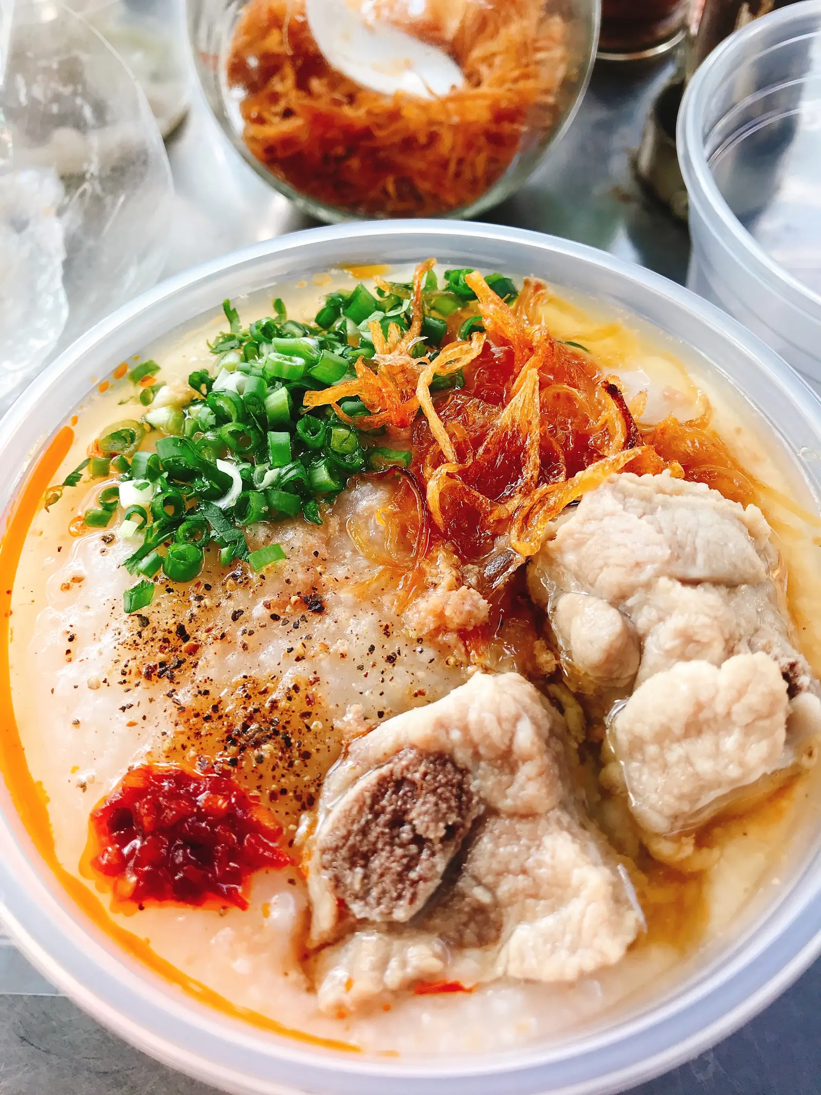 Cháo Sườn - Thịt Bằm - Người Lớn - 32.000 ₫ tại Cháo Sườn Quyên - Cháo Dinh Dưỡng - Đường 19A