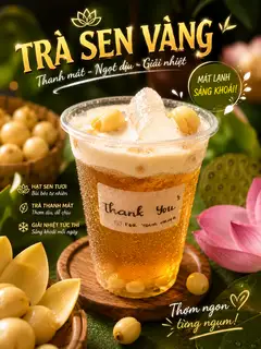 Hình ảnh Trà Sen Vàng 