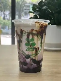 Hình ảnh Trà sữa khoai môn trân châu đường đen