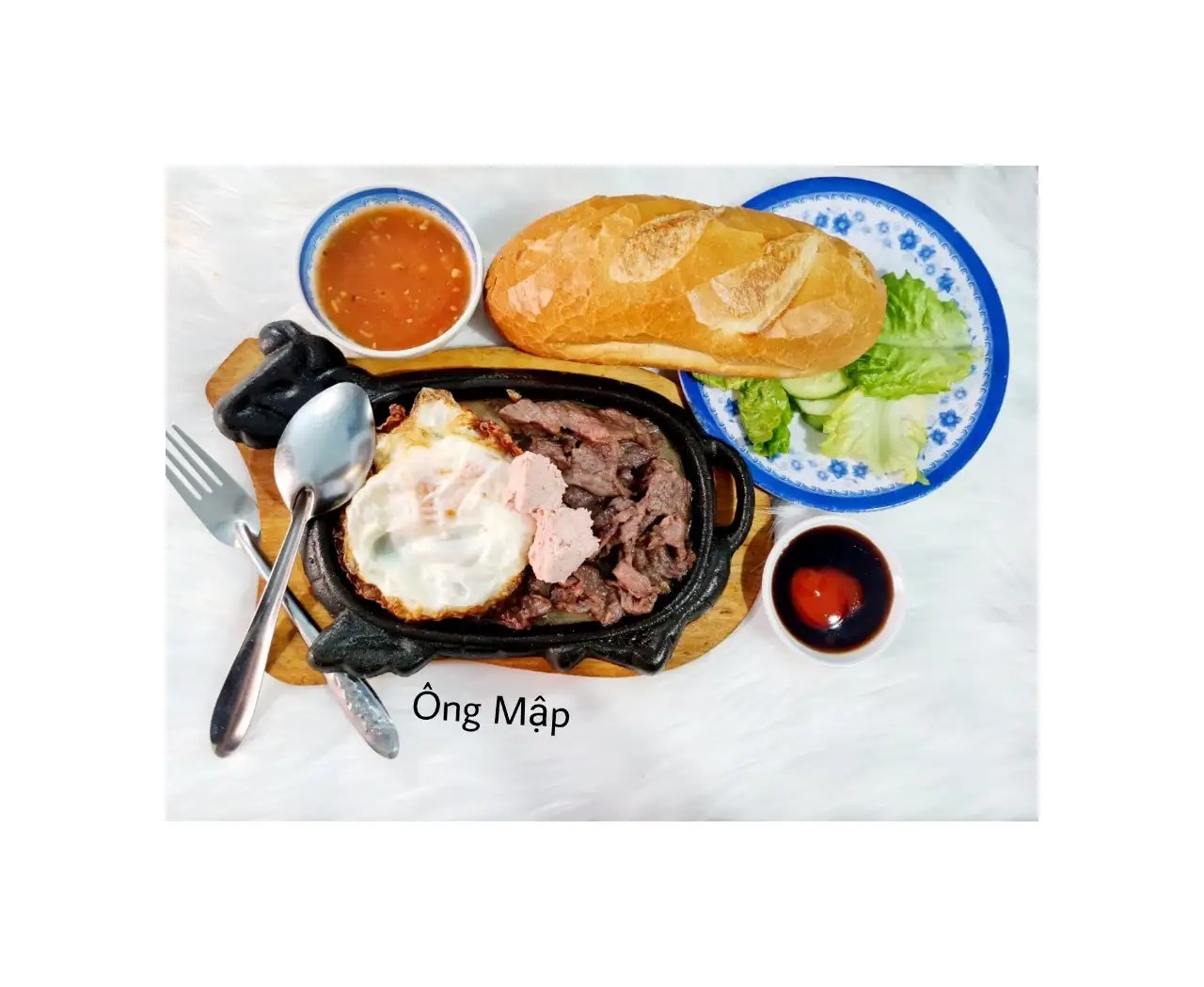 Bánh mì chảo số 10 - 56.000 ₫ tại Cơm Gà Xối Mỡ, Bánh Mì Chảo & Bò Né - Ông Mập