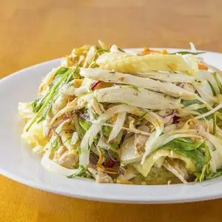 Hình ảnh combo  2 phần cơm gà xé phay kèm rau gỏi trộn