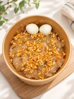 Hình ảnh Bánh tráng muối - tỏi