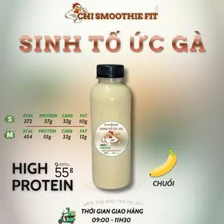 Sinh Tố Ức Gà Vị Chuối Lớn (500ml) - 80.000 ₫ tại Chi Smoothie Fit Sinh Tố Ức Gà - Tôn Thất Thuyết