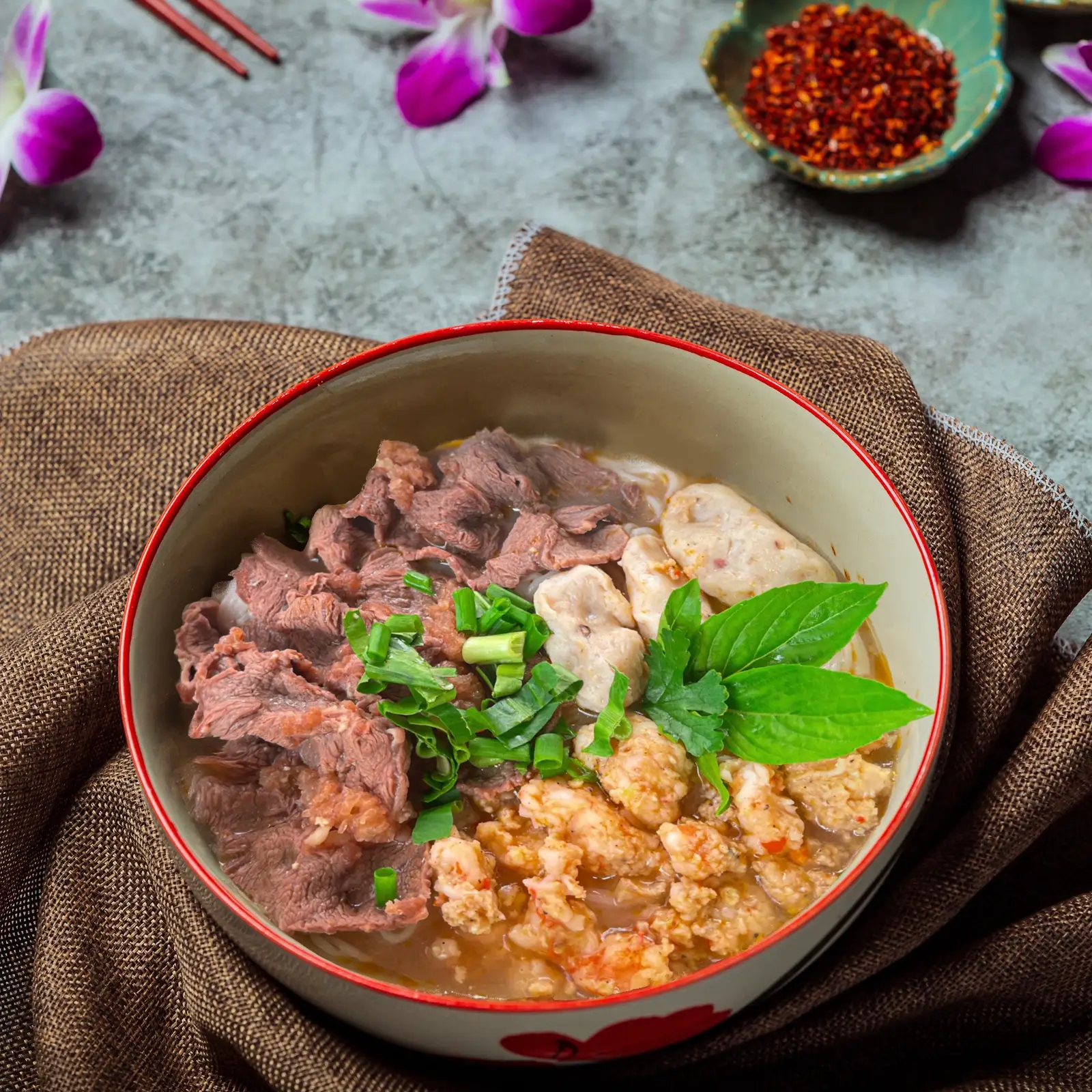 Bún Tôm - Bò - 170.000 ₫ tại Mỹ Hạnh - Bún Tôm Rạm - Hoàng Hoa Thám