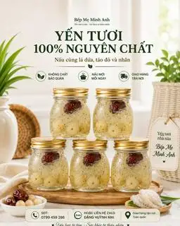 Hình ảnh yến chưng 