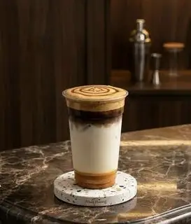 Hình ảnh Cà phê sữa tươi caramel
