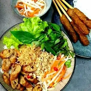 Bún/Bánh Hỏi Nem Nướng - 1 Món Mặn - 43.000 ₫ tại Bún Thịt Nướng Hai Đô - Trần Chánh Chiếu
