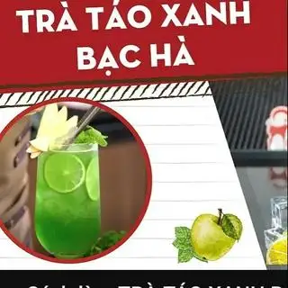 Hình ảnh Trà Táo Xanh Bạc Hà Chân trâu