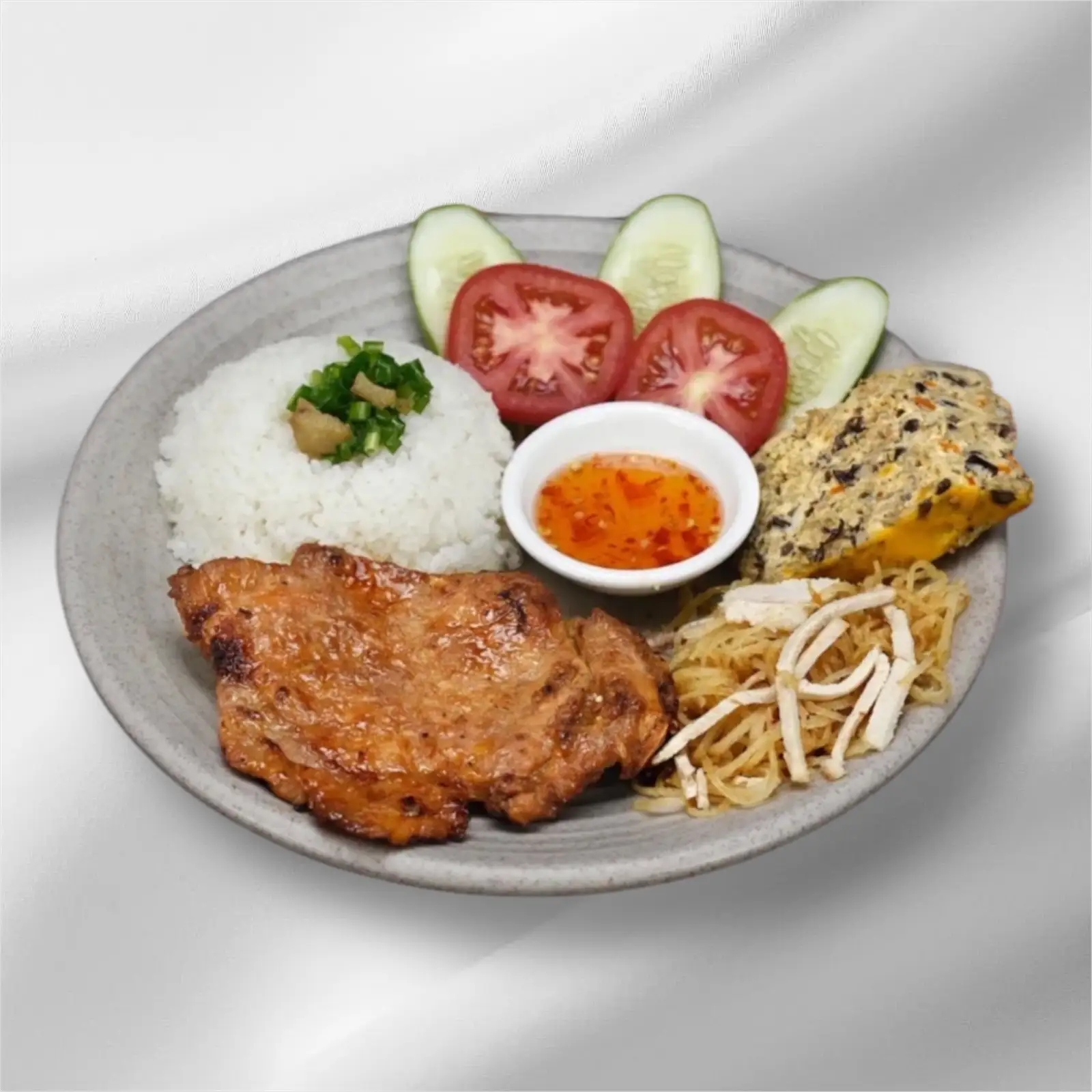 Cơm Sườn + Bì + Chả - 59.000 ₫ tại Cơm Tấm Phụng - Phan Văn Hân