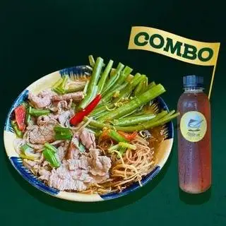 Bún Thái bò + nước mát  - 81.000 ₫ tại Mộc Vị Quán - Sư Vạn Hạnh