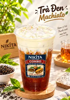 Hình ảnh Trà Đen Machiato L
