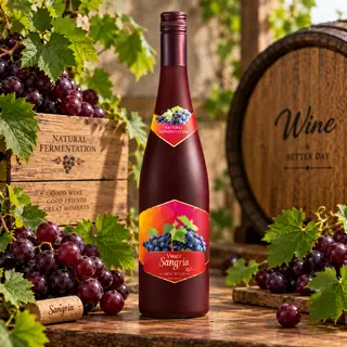Hình ảnh Vivazz Sangria light Red Wine  - Nước trái cây lên men - 750 ml 