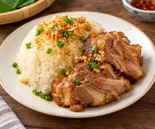 Hình ảnh Xôi sườn heo hon