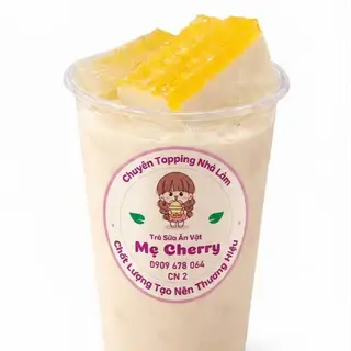 Lục Trà Sữa + Phô Mai Tươi Vị Xoài  - 40.500 ₫ tại Trà Sữa & Ăn Vặt Mẹ Cherry - Trần Đình Xu