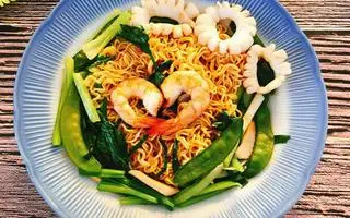 Hình ảnh Mì xào hải sản