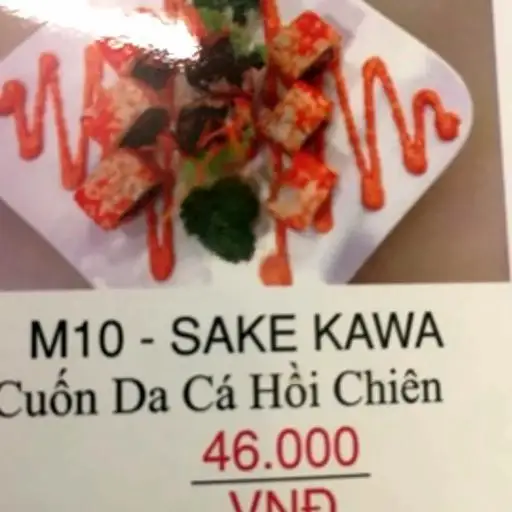 Hình ảnh M10 - cuộn da cá hồi chiên