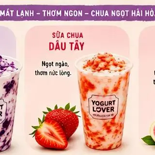 Hình ảnh Sữa chua lắc vị dâu tây