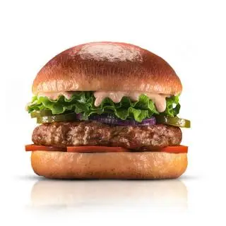 Beef burger - 109.000 ₫ tại Bánh Mì Burger, Kebab Falafel & Smoothies - Gotcha Saigon - Đề Thám