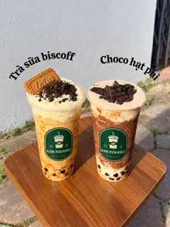 Hình ảnh trà sữa choco hạt phỉ kem chesse 700ml