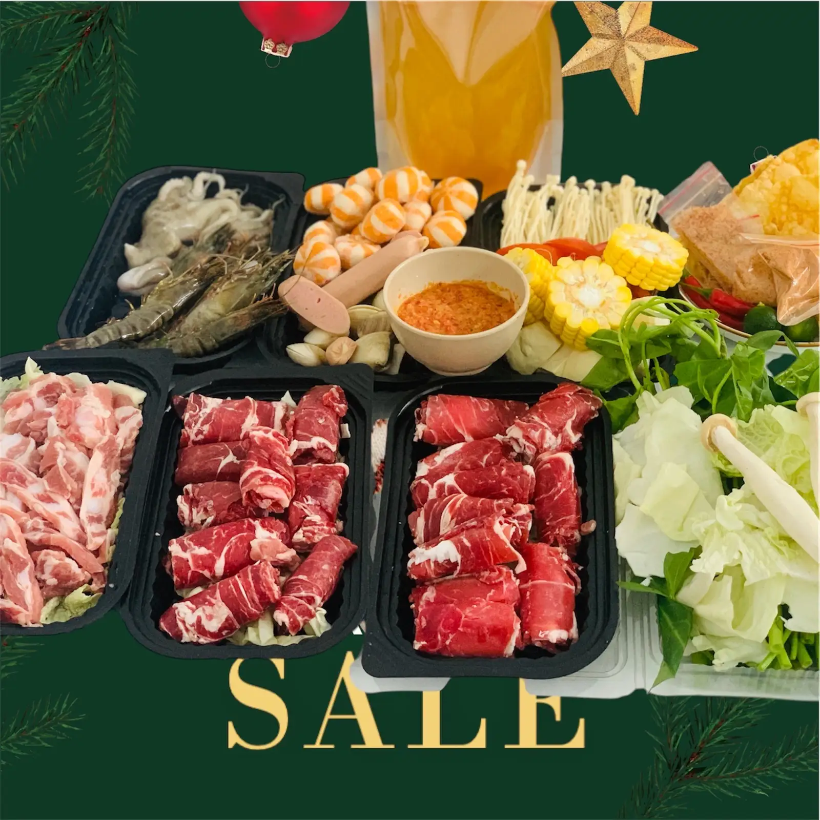 Hình ảnh set lẩu thái 4 người