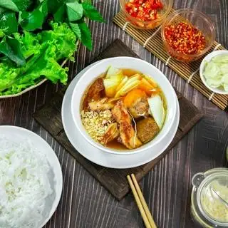 1 Bún Chả Hà Nội + 1 phần Nem Cua Bể - 78.000 ₫ tại Bún Chả Hà Nội Tiến Bún - Nguyễn Văn Lượng