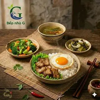 Hình ảnh CƠM THỊT HEO RANG CHÁY CẠNH