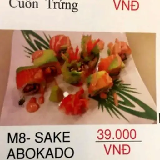 Hình ảnh M8 - cuộn cá hồi & bơ