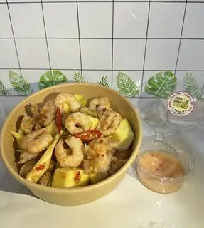 Chân gà sốt thái + Tôm - 62.000 ₫ tại Bánh Tráng Trộn, Chấm & Chân Gà Sốt Thái Tiệm Nhà Mít - Nguyễn Thái Sơn