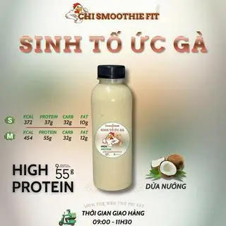 Sinh Tố Ức Gà vị Dừa Nướng Nhỏ (330ml) - 65.000 ₫ tại Chi Smoothie Fit Sinh Tố Ức Gà - Tôn Thất Thuyết