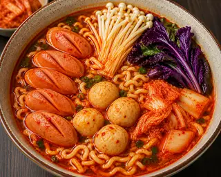 MỲ CAY KIM CHI XÚC XÍCH CÁ VIÊN - 59.000 ₫ tại BaBe Ăn Vặt Quán - Gà Rán & Pizza - Phạm Văn Đồng
