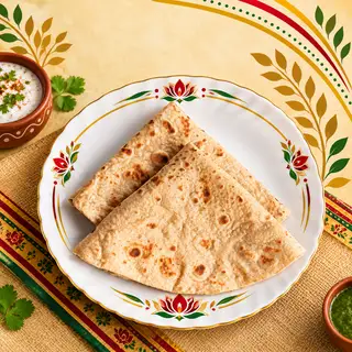 Hình ảnh Plain roti 1pcs/ Bánh roti bột mì nguyên cám 1 cái