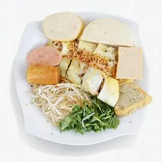 Hình ảnh Bánh Cuốn Trứng Đầy Đủ