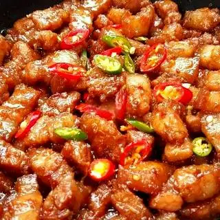 Hình ảnh Cơm Thịt Kho Mắm Ruốc