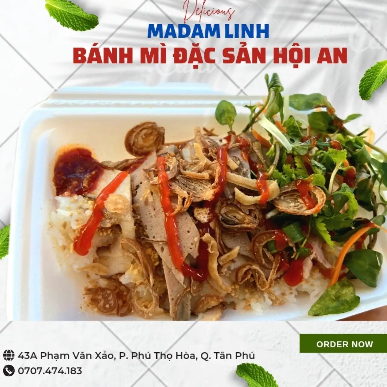 Hình ảnh xôi chả bò+ chà bông