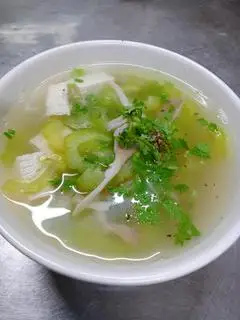 Canh khổ qua chay( Bitter Mellon Soup)  - 69.000 ₫ tại Quán Chay Ngọc Thọ - Phạm Ngũ Lão