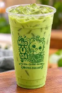 Hình ảnh Trà sữa thái xanh size 700ml
