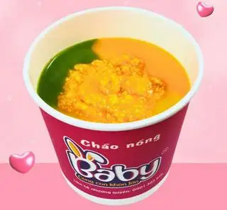 Cháo tôm hầm cà rốt - 25.000 ₫ tại Cháo Dinh Dưỡng Baby - Vũ Tùng