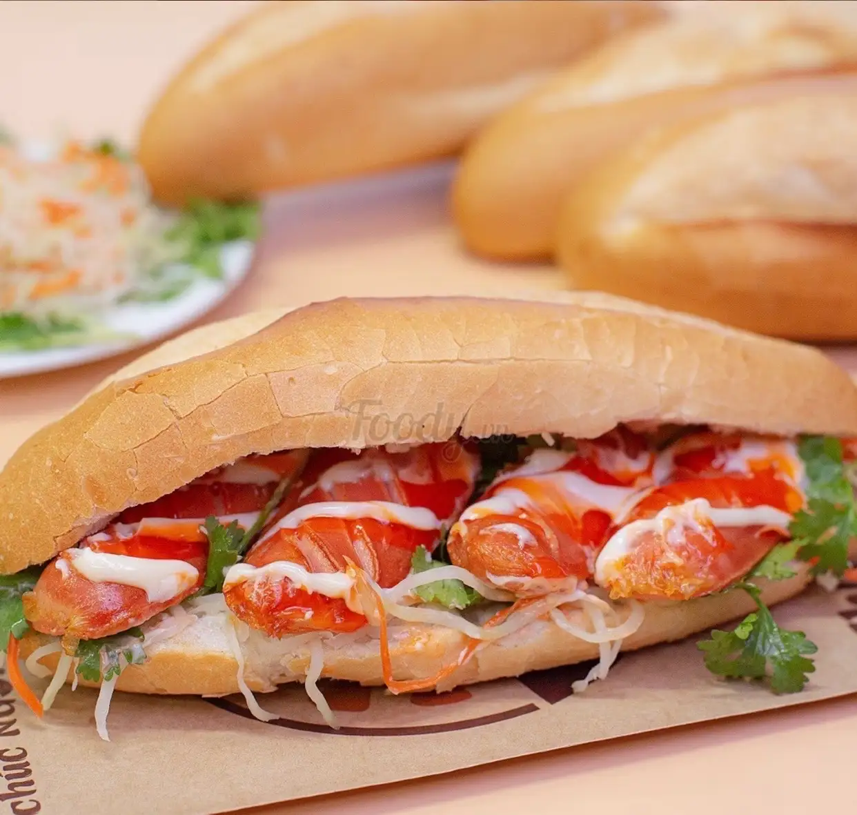 Hình ảnh Bánh mì xúc xích