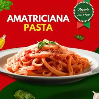 Mì Ý Ba Rọi Xông Khói Sốt Cà Cay | Amatriaciana Pasta (Spicy) - 189.000 ₫ tại Paulie's Pizza & Pasta - Pizza Men Chua Lò Củi - Lê Văn Sỹ