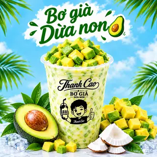Hình ảnh Bơ già dừa non ( Size M )